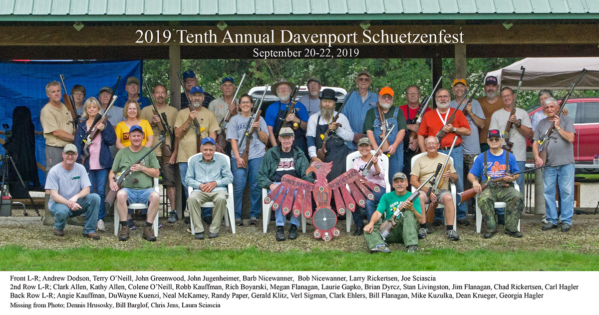 Photo of participants in the 2019 Schuetzenfest