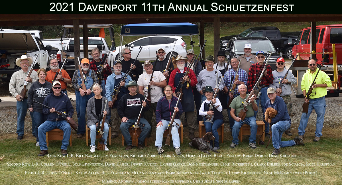 Photo of participants in the 2021 Schuetzenfest
